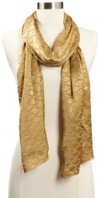 Echo Design Women's Pineapple Pleat Evening Social Wrap, Gold, One Size