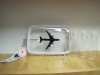 The Clear Bag Store TSA Compliant Carry On Cosmetic Toiletry Bag Airplane White