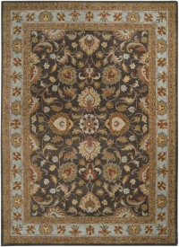 Surya CAE-1004 Caesar Charcoal 3-Feet by 12-Feet Area Rug