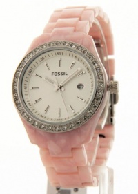 Fossil Women's ES2688 Pink Plastic Watch