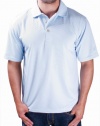 CUBAVERA Ribbed Knit Casual Dress Golf Mens Polo Shirt