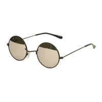 UB John Lennon Style BLACK Mirror Lens Sunglass