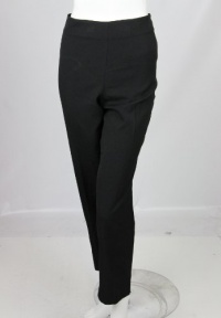 Jones New York Signature Petite Womens Black Stretch Dress Pants 12P