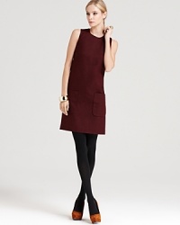 Simple and seamlessly elegant, this Tegan dress is rendered in pure wool with a classic A-line silhouette.