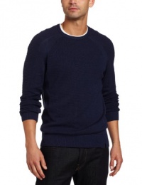 Calvin Klein Sportswear Men's Ottoman Intarsia Crew Neck Sweater