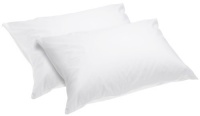 Aller-Ease 100% Cotton Breathable Allergy Pillow Encasement, Set of 2, Standard