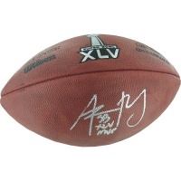 Steiner Sports NFL Green Bay Packers Aaron Rodgers Official Super Bowl XLV Football with Super Bowl XLV MVP Inscription