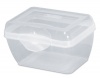 Sterilite 17718612 Flip Top Storage Box, Clear, 12-Pack, Micro