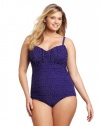 Miraclesuit Women's Plus Size Pin Point Rialto