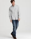 Saturdays Surf NYC Crosby Woven Twill Sport Shirt - Slim Fit