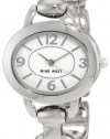 Nine West Women's NW1105WTSB Silver-Tone Link Bracelet Watch