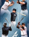 Atlanta Braves 2011 McCann Uggla Jones Prado Heyward Sports Poster Print - 24x36 Poster Print, 22x34