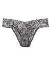 Go wild for Hanky Panky's popular soft stretchy original rise thong, now in a fun zebra print. Style #441184