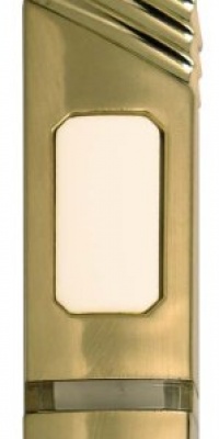 Heath Zenith SL-6202 Wireless Pushbutton, Satin Brass