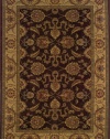 Sphinx by Oriental Weavers Allure 12B Burst Oriental Rug - Brown Size - 1.11 x 7.6 ft. Runner