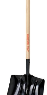 True Temper 1630300 General Purpose Steel Shovel with Wood Handle