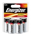 Energizer Max Alkaline C Battery, 4-Count