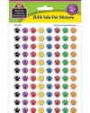 Teacher Created Resources Colorful Paw Prints Mini Stickers Value Pack (4742)