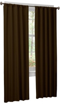 Maytex Micro Fiber Window 2-Pack Panels, 84 inches, Chocolate