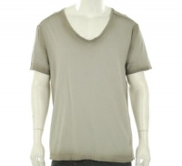 ck one Men's Solid Spray V-Neck Tee, Altitude, X-Large