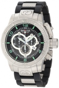 Invicta Men's 6674 Corduba Chronograph Black Dial Polyurethane Watch