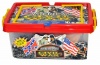 Civil War Army action figure Playset with Over 100 Pieces and Playmat in Collector's Carrying Case