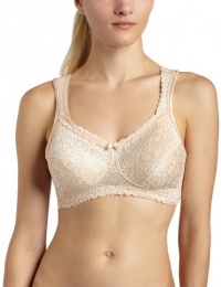 Playtex Women's 18 Hour Airform Comfort Lace Bra, Honey, 38C