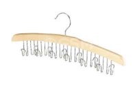 Whitmor 6026-739 Natural Wood Collection Belt Hanger