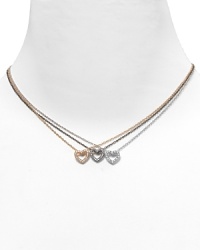 Show your love with this sparkling stone-embellished heart pendant necklace from Crislu.