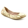 Vince Camuto Ellen Womens Size 7.5 Gold Ballet Flats Shoes New/Display