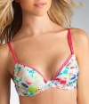 Calvin Klein Women's Seductive Comfort Customized Lift Bra, Floral Splash, 36B