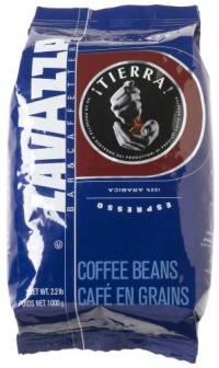 Lavazza Tierra! 100% Arabica Whole Bean Espresso Coffee, 2.2-Pound Bag