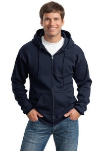 Port & Company Full-Zip Hooded Sweatshirt