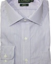 Lauren By Ralph Lauren Slim-Fit Non Iron Multi-Stripe Dress Shirt