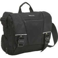 Kenneth Cole Reaction 536465 17-Inch Black Flapover Messenger/Computer Case