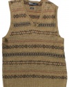 Polo Ralph Lauren Men's V-Neck Sleeveless Sweater Brown 1813765VST-FLTJAQ-XL