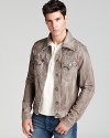 A western-style coated denim jacket from True Religion.