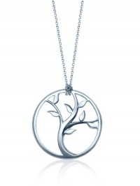 Alex Woo Tree of Life Sterling Silver Small Pendant Necklace, 18