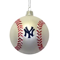 A holiday ornament perfect for the ultimate Yankees fan.