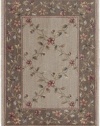 Nourison Zanibar Large Scroll Peach 2-Feet by 2.9-Feet Polyacrylic Area Rug