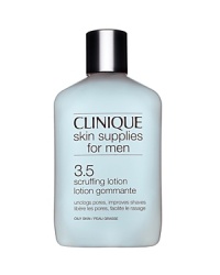 Scruffing Lotion 1.5 Gentle exfoliation for skins dry, tight and uncomfortable all over. De-flakes skin's surface to smooth, reveal clearer skin. Allows moisturizer to work more effectively. Ensures a closer, more comfortable shave.Scruffing Lotion 2.5 Gentle exfoliation for skins dry in the cheeks, comfortable to oily in the T-zone. De-flakes skin's surface to smooth, reveal clearer skin. Minimizes oil buildup. Allows moisturizer to work more effectively. Ensures a closer, more comfortable shave. Scruffing Lotion 3.5 Gentle exfoliation for skins comfortable in the cheeks, oily in the T-zone. Helps control oil buildup to maintain clearer skin. De-flakes skin's surface to smooth, soften. Ensures a closer, more comfortable shave. Scruffing Lotion 4.5 Gentle exfoliation for oily skins. Sweeps away excess oil, helping to minimize oil buildup and maintain clearer skin. De-flakes skin's surface to smooth, soften. Ensures a closer, more comfortable shave. How to use: Twice a day after Face Soap-preferable after shaving. Apply with 100% cotton ball in one direction over areas not shaved, always avoiding eyes and mouth.