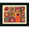 Farbstudie Quadrate, 1913 by Wassily Kandinsky, Framed Print Art - 13.19 x 16.19