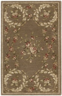 Nourison Zanibar Aubusson Brown 2.0-Feet by 2.9-Feet Polyacrylic Area Rug