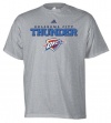 Oklahoma City Thunder Grey adidas True T-Shirt