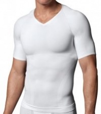 Zoned Performance Compression V-neck Top