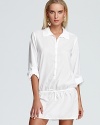 Look white haute under the summer sun in a crisp Splendid coverup tunic.