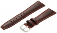 Hadley-Roma Men's MSM881RB-220 22-mm Brown Oil-Tan Leather Watch Strap