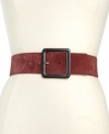 Remix your everyday style with a can't miss classic like this stretch belt from Nine West, featuring suede tabs and finished with a chic square buckle.