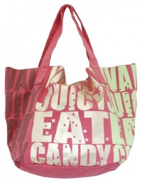 Juicy Couture Viva la Juicy Gen Y Large Canvas Tote Pink