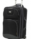 Ricardo Beverly Hills Luggage Valencia Lite 21 Inch 2 Compartment Carry-On, Black, Small